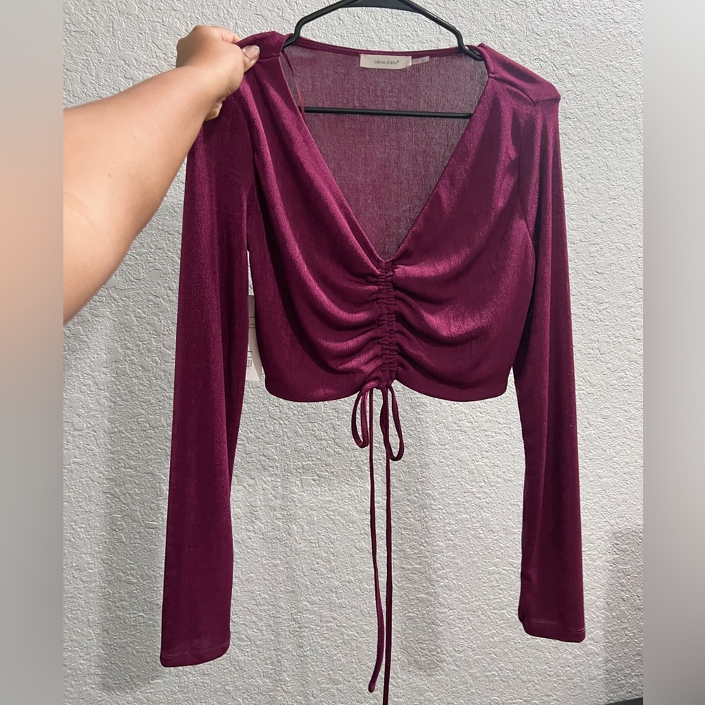 American Threads Purple Long Sleeve